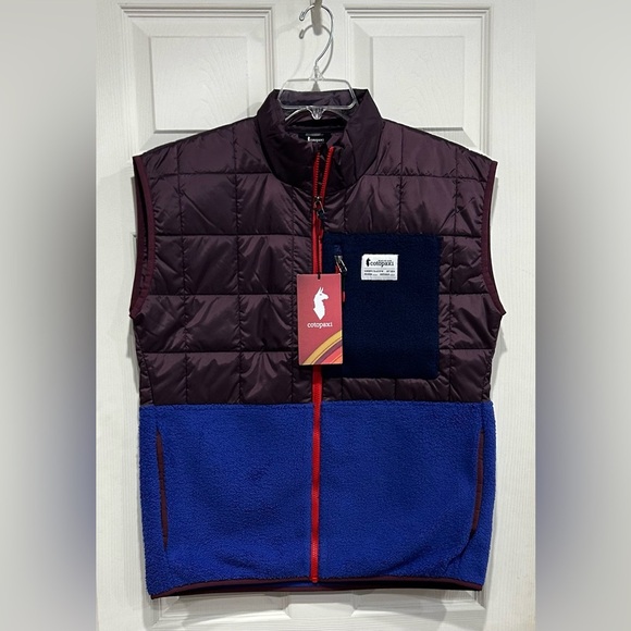 Cotopaxi  Men's Medium Trico Hybrid Vest Wine Blue Violet NWT Fleece Insulated - Picture 1 of 8